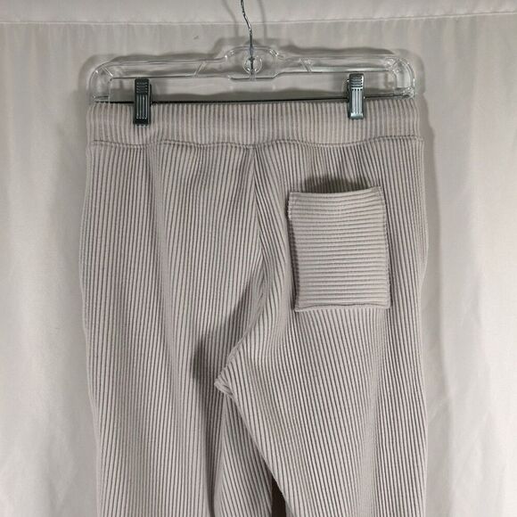 Haven Well Within Joggers Women's Small White Pull On Pockets Drawstring Ribbed - Picture 7 of 10